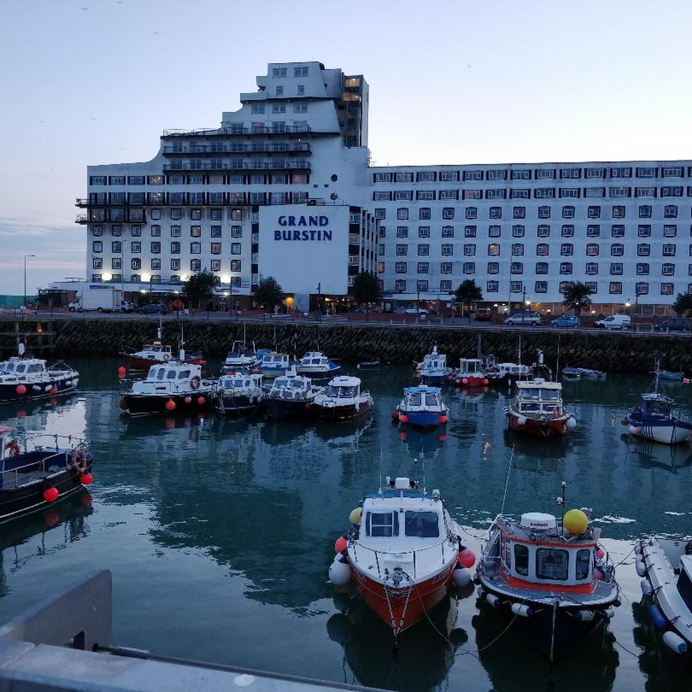 Grand Burstin Hotel - From the outside (and from a distance), it really does look Grand!! - Hotels Near Me - Folkestone, KEN