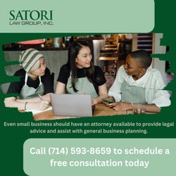 Satori Law Group, Inc - Whether you're a small startup or a large corporation, our team is dedicated to helping you navigate the complexities of business planning.