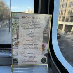 Vintage Tea Trips - Menu