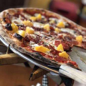 AmberDonia Bakery - Thorin's Thunder - sopressata, pepperoni, lonza, mozzarella and peaches - Bakeries Near Me - Kingston, Pennsylvania