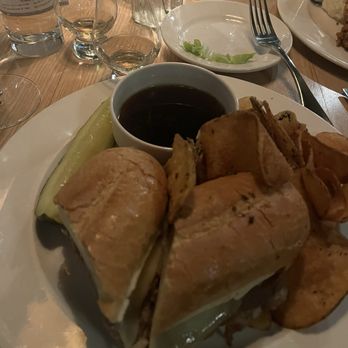 Amaro’s Table - Hazel Dell - Delicious French dip sandwich - New American Near Me - Vancouver, Washington