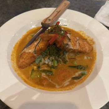 Khon Thai Kitchen By Seeda - Fish curry - Thai Near Me - Austin, Texas Khon Thai Kitchen By Seeda - Fish curry - Thai Near Me - Austin, Texas