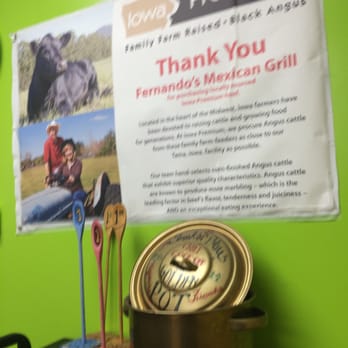 Fernando's Mexican Grill - They buy local! - Mexican Near Me - Des Moines, Iowa
