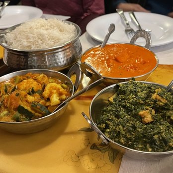 Himalayan Kitchen - Mixed Veg Curry, Saag Paneer and Chicken Tikka Masala - Indian Near Me - Rapid City, South Dakota