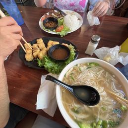Chicken pho Fried tofu Chicken pho Fried tofu