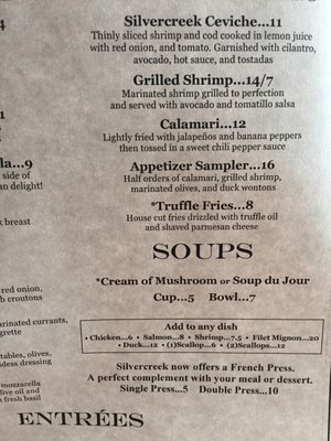 Menu photo 8 Silvercreek Urbana, IL Menu photo 8 Silvercreek Urbana, IL