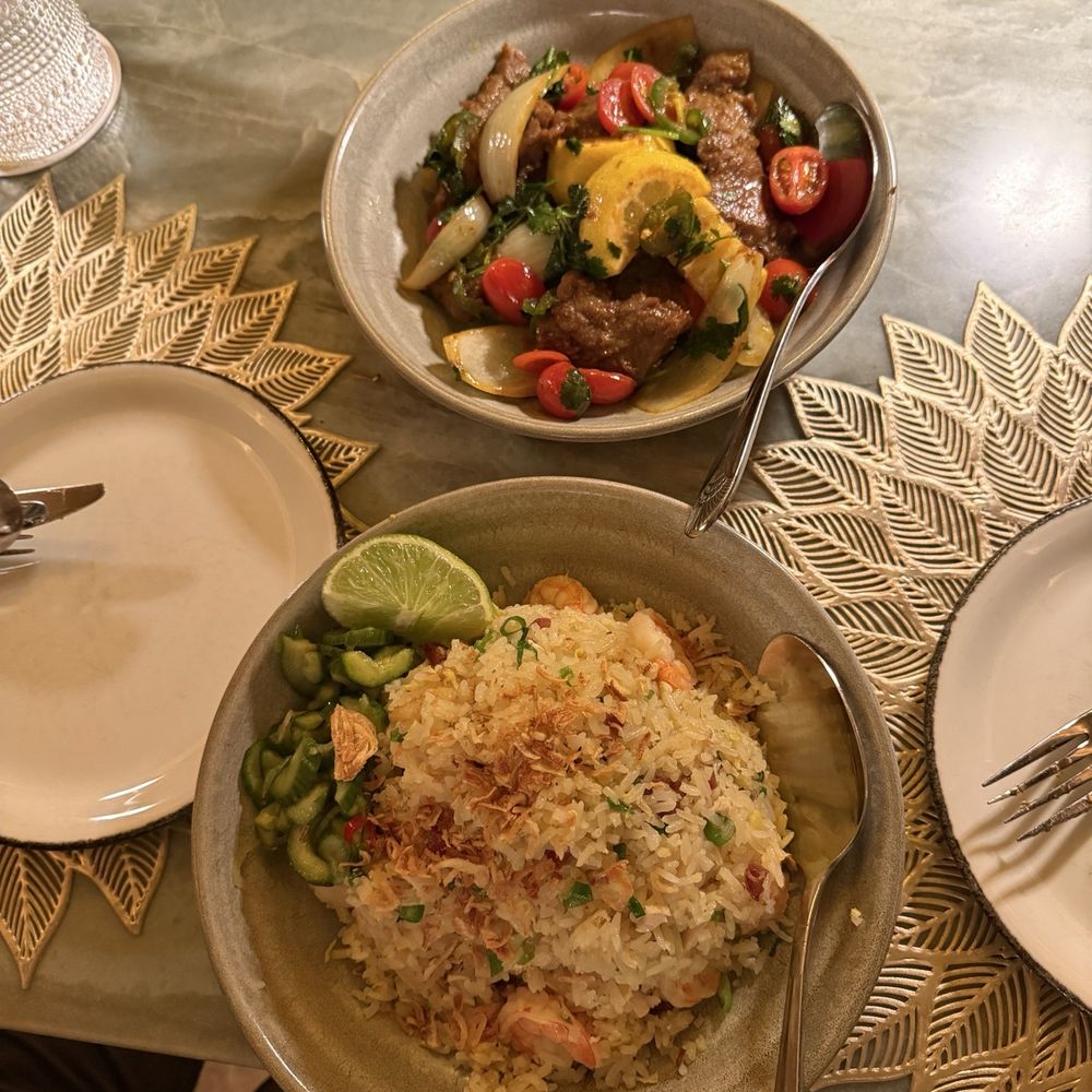 Burma Love - Shrimp Fried Rice, Beef Kebat - Burmese Near Me - Menlo Park, California Burma Love - Shrimp Fried Rice, Beef Kebat - Burmese Near Me - Menlo Park, California