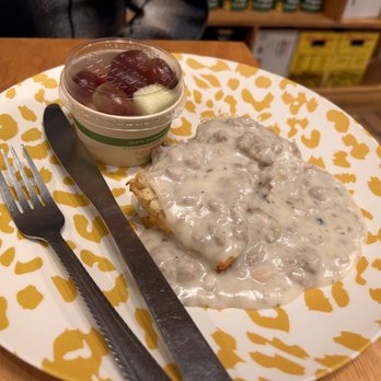 The Greenhouse - Biloxi - Sausage Gravy & fresh fruit cup - Breakfast & Brunch Near Me - Biloxi, Mississippi