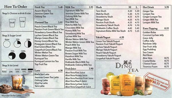 Menu photo 7 Ding Tea San Diego, CA