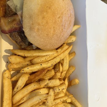 Square 1 - Rise and Shine Burger w/ Fries - Cocktail Bars Near Me - Tampa, Florida Square 1 - Rise and Shine Burger w/ Fries - Cocktail Bars Near Me - Tampa, Florida