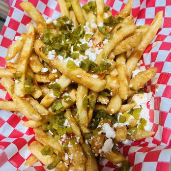 Edgewater Public Market - Thai chili fries from the slider place - Bars Near Me - Edgewater, Colorado Edgewater Public Market - Thai chili fries from the slider place - Bars Near Me - Edgewater, Colorado