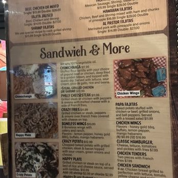 El Cabrito - Menu - Mexican Near Me - Winona, Mississippi