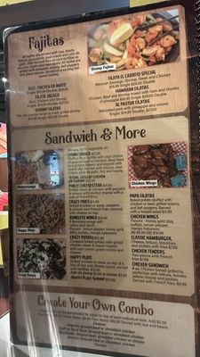 Menu photo 2 El Cabrito Winona, MS