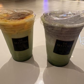 De Matcha - Crème Brulee and Black sesame matcha - Specialty Food Near Me - Torrance, California