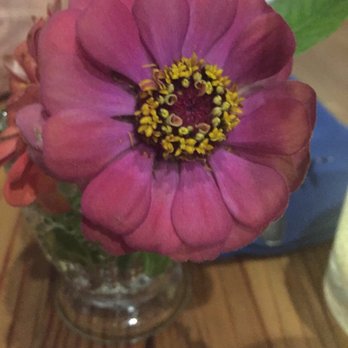 PinPoint Restaurant - Pretty flowers - New American Near Me - Wilmington, North Carolina