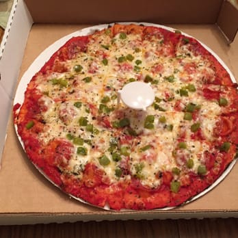 Monical's Pizza - Thin crust with pepperoni and green peppers. - Pizza Near Me - Paris, Illinois