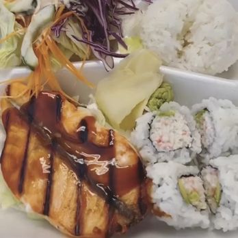 Sushi Ichiban - Salmon teriyaki bento lunch box. - Sushi Bars Near Me - Yuba City, California Sushi Ichiban - Salmon teriyaki bento lunch box. - Sushi Bars Near Me - Yuba City, California