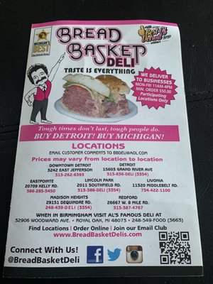 Menu photo 7 Bread Basket Deli Redford, MI Menu photo 7 Bread Basket Deli Redford, MI