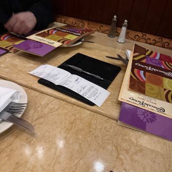 The Cheesecake Factory - The tab that was left on our table from the previous patrons. - Desserts Near Me - Corte Madera, California