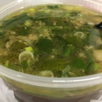 Laoxier noodle house - To go container of the soup for my Beef Noodle Soup. A lot of oil on top. - Chinese Near Me - Arcadia, California Laoxier noodle house - To go container of the soup for my Beef Noodle Soup. A lot of oil on top. - Chinese Near Me - Arcadia, California