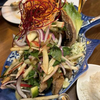 Koon Thai Kitchen - (C2) Yum Pla Tod - Thai Near Me - San Diego, California