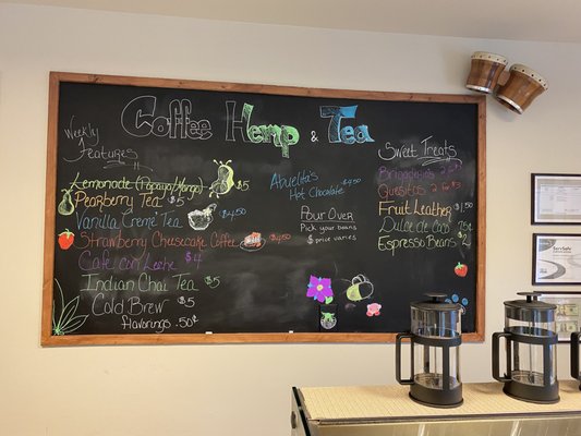 Menu photo 4 Coffee Hemp &Tea State College, PA