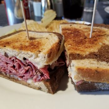 The Cheese Board - Pastrami and swiss on marble rye - American Near Me - Reno, Nevada The Cheese Board - Pastrami and swiss on marble rye - American Near Me - Reno, Nevada
