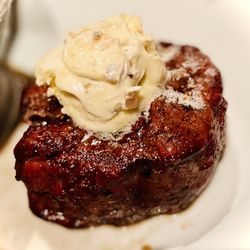 Charley's Steak House - Filet topped with truffle butter