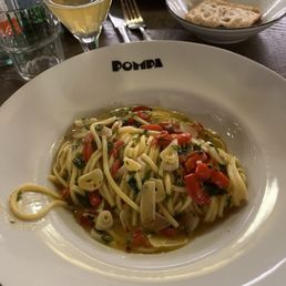Special dish created by Chef Fabrizio!!! Absolutely delicious pasta with fresh garlic and Italian red peppers!!! Special dish created by Chef Fabrizio!!! Absolutely delicious pasta with fresh garlic and Italian red peppers!!!