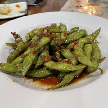 Show Sushi - Garlic Edamame - Sushi Bars Near Me - La Palma, California