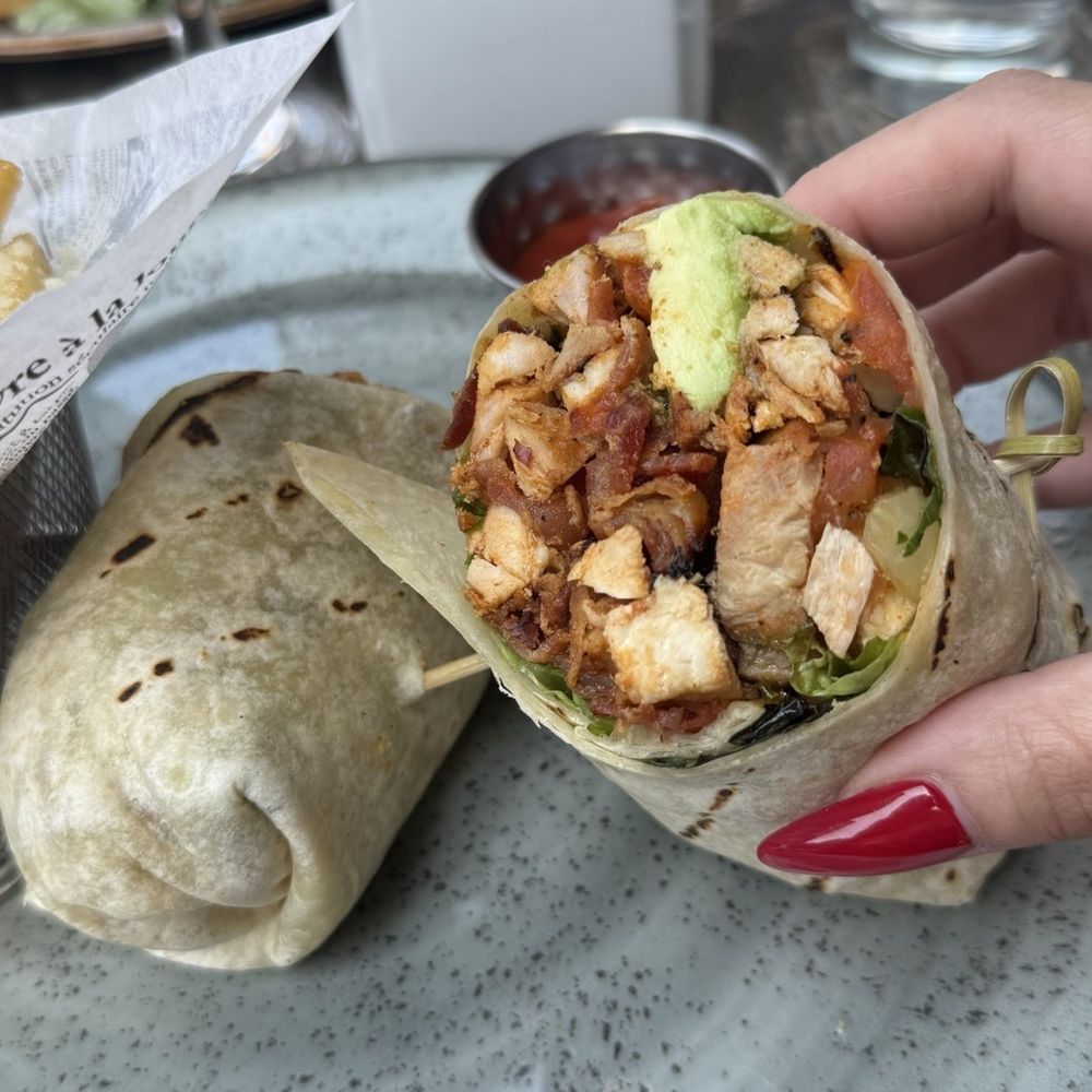 Banc Cafe - Blackened Chicken Wrap - Cafes Near Me - New York, New York