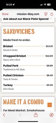Menu photo 2 Mission BBQ Port Charlotte, FL Menu photo 2 Mission BBQ Port Charlotte, FL