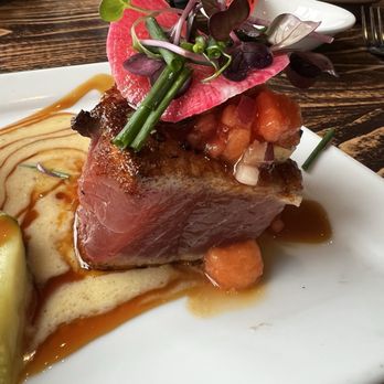 The Fish Hopper - Cajun Ahi Tuna Seared Rare* - Seafood Near Me - Monterey, California The Fish Hopper - Cajun Ahi Tuna Seared Rare* - Seafood Near Me - Monterey, California