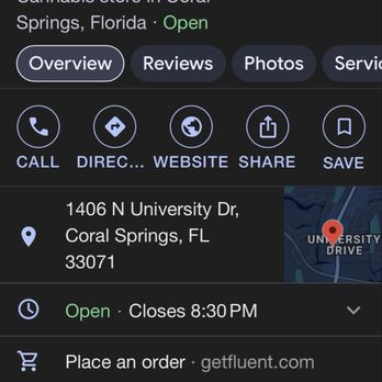Fluent - Fluent's spec's at a glance - Cannabis Clinics Near Me - Coral Springs, Florida