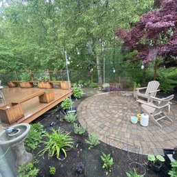 Stone patio Stone patio