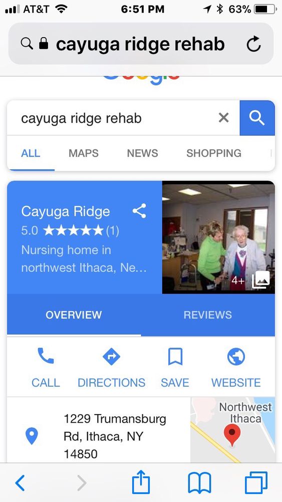 CAYUGA RIDGE EXTENDED CARE Updated September 2024 1229 Trumansburg
