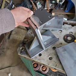 Apex Mobile Welding - Metal fabrication of brackets.