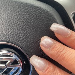 L A Nail Salon - After one day . Acrylic way too thin.
