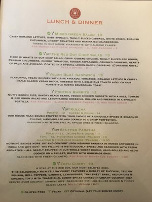 Menu photo 8 The Red Dot Vegetarian Kitchen Wurtsboro, NY Menu photo 8 The Red Dot Vegetarian Kitchen Wurtsboro, NY
