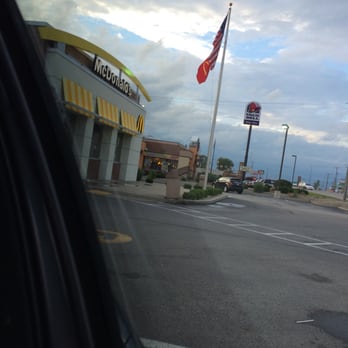 McDonald's - a view from a car window - Fast Food Near Me - Greensburg, Indiana