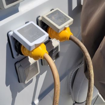 Weber Marine - Shore cord inlet relocation - Boat Repair Near Me Weber Marine - Shore cord inlet relocation - Boat Repair Near Me