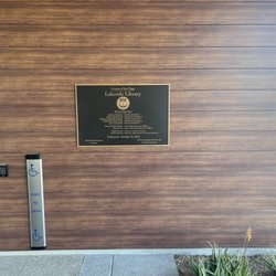 Lakeside Library - Dedication plaque