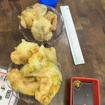 Sushi Bay - Tempura pumpkin and mushrooms - Sushi Bars Near Me - Kapolei, Hawaii Sushi Bay - Tempura pumpkin and mushrooms - Sushi Bars Near Me - Kapolei, Hawaii