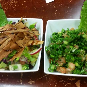 Barbar Mediterranean Grill - One of these salads is not like the other - Mediterranean Near Me - Houston, Texas