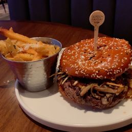 Steak Dinner Burger w/ Truffle Parmesan Fries Steak Dinner Burger w/ Truffle Parmesan Fries