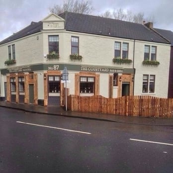 Courtyard Bar & Grill - From the outside - Wine Bars Near Me - Coatbridge, NLK Courtyard Bar & Grill - From the outside - Wine Bars Near Me - Coatbridge, NLK