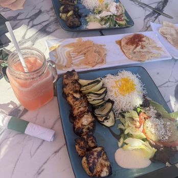 Pom & Olive - Chicken kebab - New American Near Me - Newport Beach, California