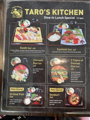 Menu photo 3 Taro’s Fish Markham, ON