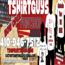 T-Shirt Guys Printshop - T-Shirt Guys Printshop Located At: 1690-D Annapolis Rd, Odenton, MD 21113