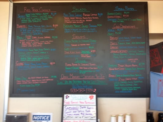 Menu photo 4 Red Truck  Truckee, CA